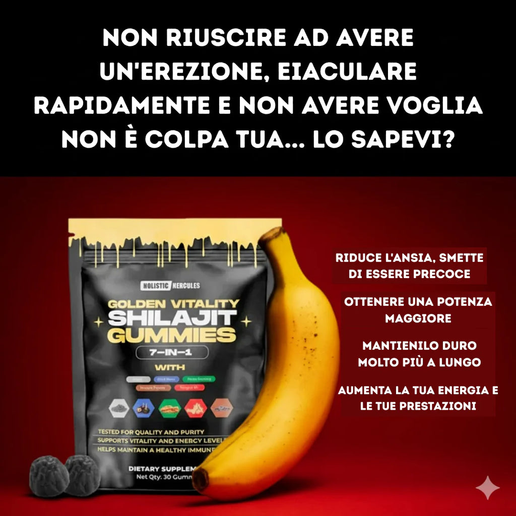 Golden Vitality Shilajit Gummies 7-in-1