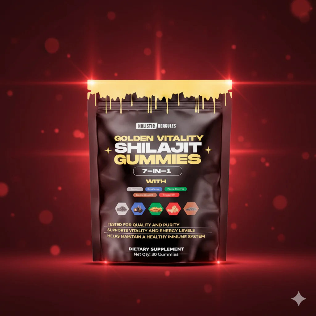 Golden Vitality Shilajit Gummies 7-in-1