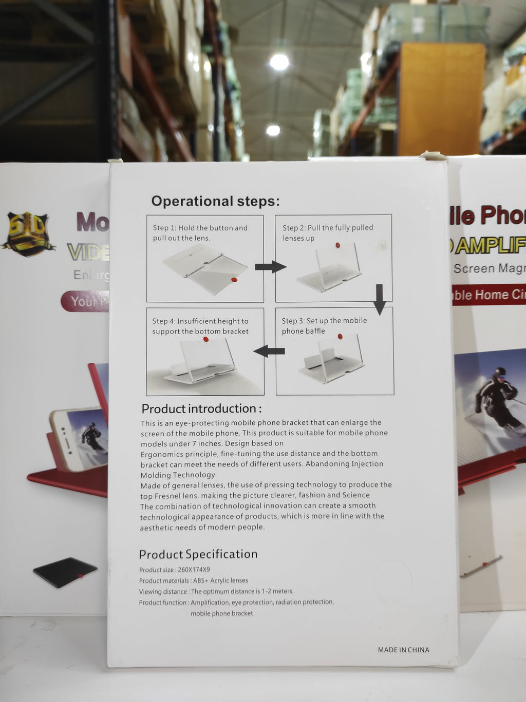 Occhiali PRO +100 marroni